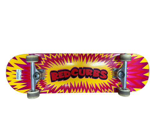 Vist Large View of Product Image Which is Used Red Curb w/ Independent Trucks Complete Skateboard