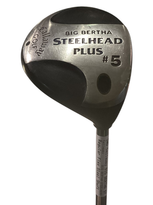 Vist Large View of Product Image Which is Used Callaway BIG BERTHA STEELHEAD Mens Fairway Wood RH 5 Wood