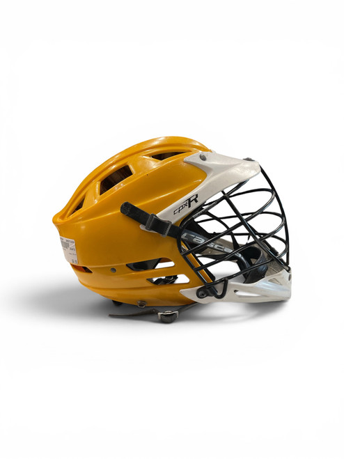 Vist Large View of Product Image Which is Used Cascade CPV-R Lacrosse Helmet Yellow XS