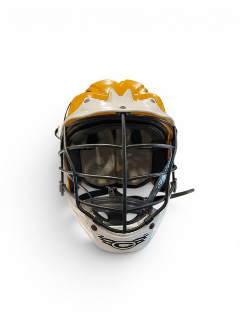 Vist Large View of Product Image Which is Used Cascade CPV-R Lacrosse Helmet Yellow XS
