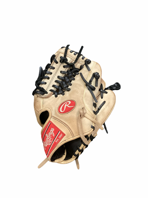 Vist Large View of Product Image Which is Used Rawlings GG ELITE GGE175MTC BB/SB Glove RH Throw Tan 11 3/4"