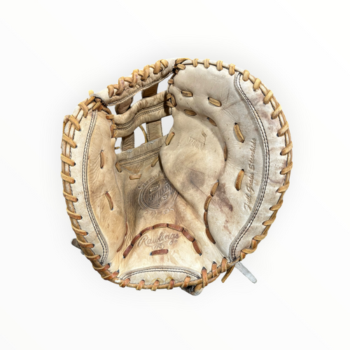 Vist Large View of Product Image Which is Used Rawlings BB/SB Catchers RH Throw White 32"