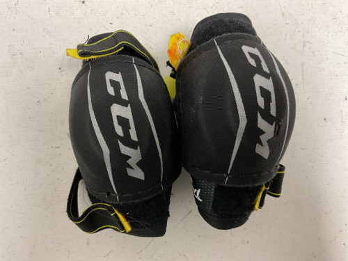 Vist Large View of Product Image Which is Used CCM TACKS 9550 Youth Elbow Pads Black LG
