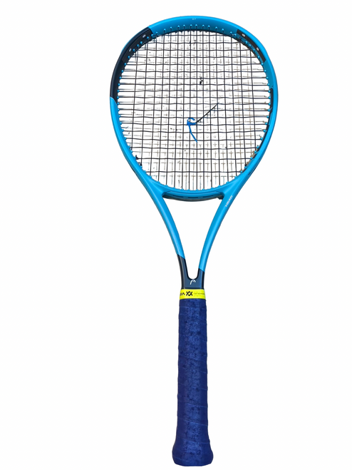 Vist Large View of Product Image Which is Used Head Racquet BOOM MP 600 Adult Tennis Racquet Teal 4 3/8"