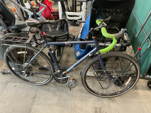 Vist Large View of Product Image Which is Used REI CO-OP ADV 1.1 Hybrid/City Bike Mens Navy Blue 56-58cm - LG Frame