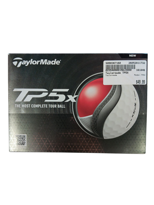 Vist Large View of Product Image Which is Used Taylormade TP5X 12 Pack - Golf Balls