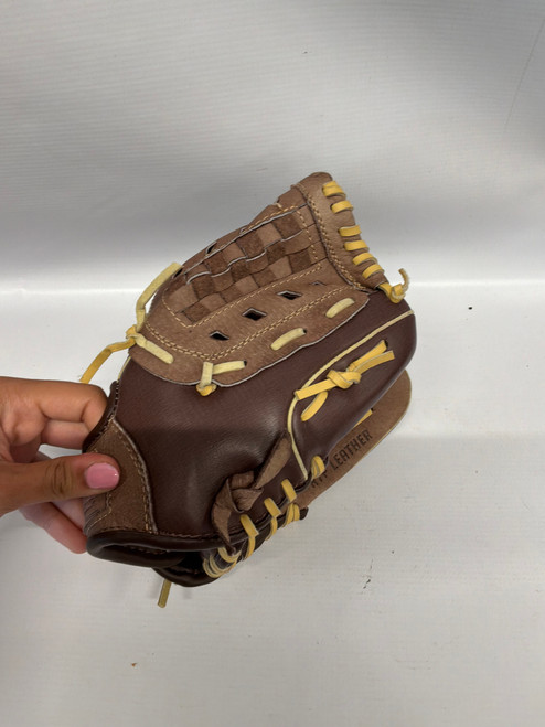 Vist Large View of Product Image Which is Used Franklin RTP PRO TANNED BB/SB Glove RH Throw Chocolate 10"