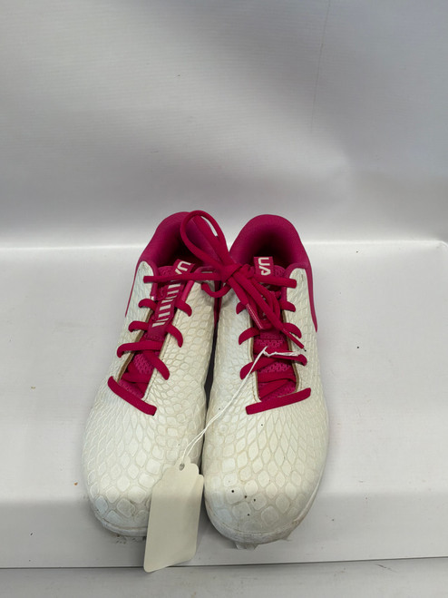 Vist Large View of Product Image Which is Used Under Armour BB/SB CLEATS BB/SB Cleats Pink Junior 05.5