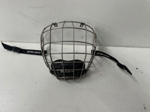 Vist Large View of Product Image Which is Used Bauer Hockey Wire Mask Grey SM