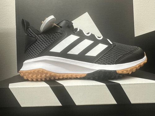 Vist Large View of Product Image Which is New ADIDAS ADIZERO DGT TURF K BK/WH-5.5