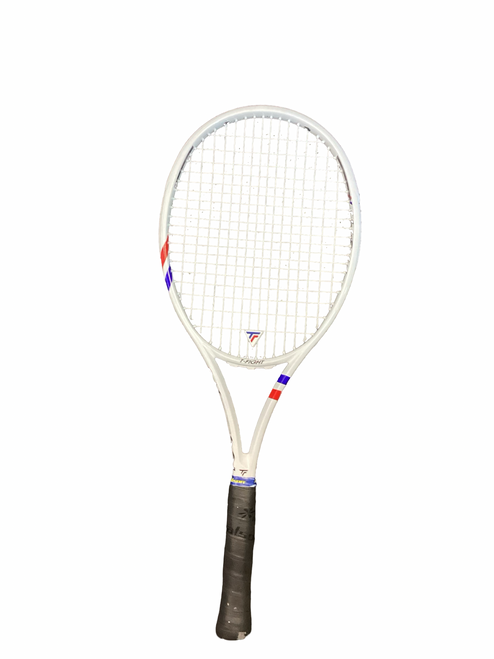 Vist Large View of Product Image Which is Used Tecnifibre T-FIGHT 300 RS SECTION Adult Tennis Racquet White 4 1/4"