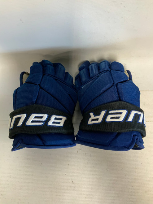 Vist Large View of Product Image Which is Used Bauer TEAM VAPOR PRO FARGO Senior Gloves Navy Blue 14"
