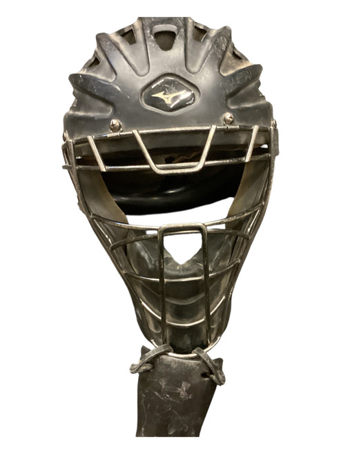 Vist Large View of Product Image Which is Used Mizuno SAMURAI Catchers Helmet w/Mask Black One Size