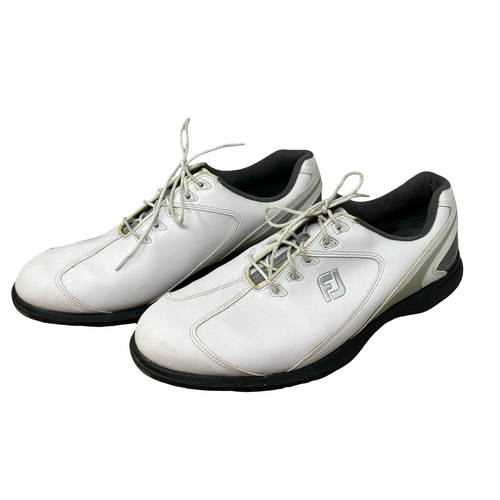 Vist Large View of Product Image Which is Used Foot Joy Mens Golf Shoes White Senior 12