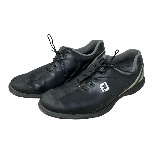 Vist Large View of Product Image Which is Used Foot Joy Mens Golf Shoes Black Senior 12