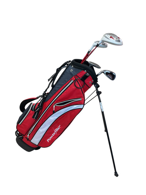 Vist Large View of Product Image Which is Used Powerbilt JUNIOR SET Jr Club Set LH 4 Piece