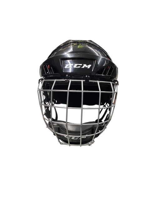 Vist Large View of Product Image Which is Used CCM FL40XS Helmet Cage Combo Black XS