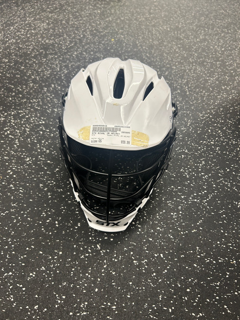 Vist Large View of Product Image Which is Used STX RIVAL JR HELMET Lacrosse Helmet White One Size