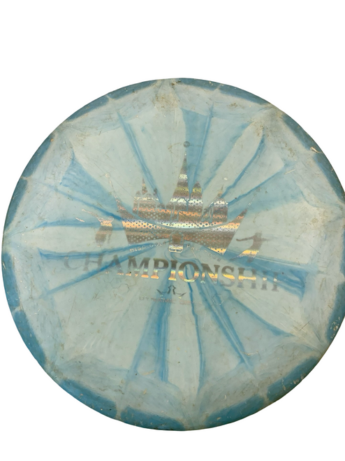 Vist Large View of Product Image Which is Used Dynamic Discs JUDGE Disc Golf Putter Carolina Blue