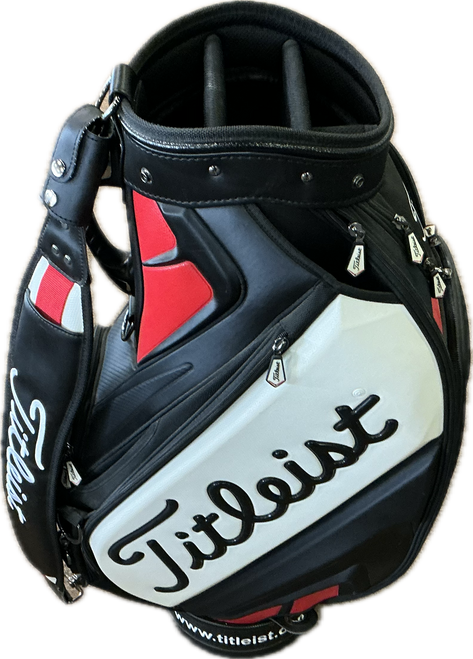 Vist Large View of Product Image Which is Used Titleist STAFF BAG Mens Cart Bag Black