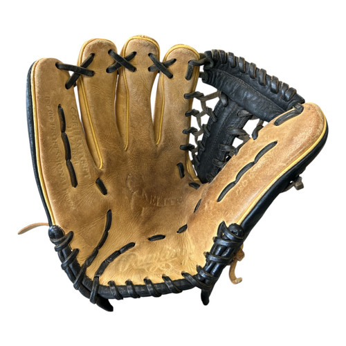 Vist Large View of Product Image Which is Used Rawlings GG ELITE BB/SB Glove LH Throw Brown 11 1/2"