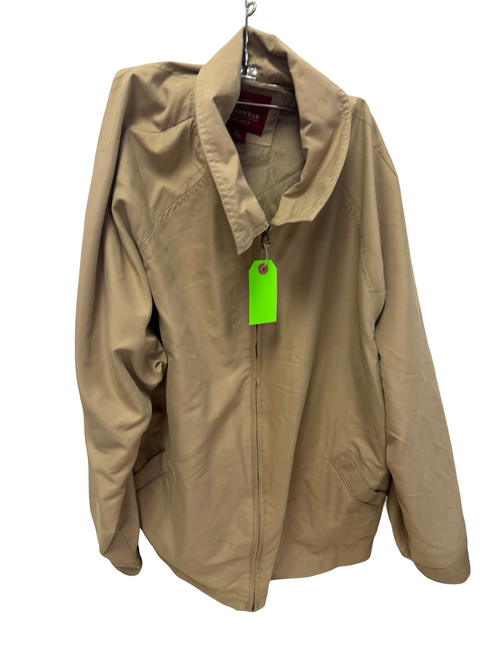 Vist Large View of Product Image Which is Used FADED GLORY Mens Light Jacket Tan XL 46/48