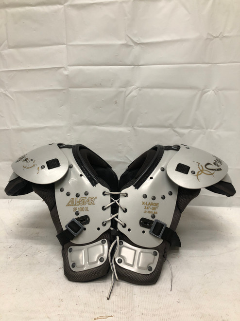 Vist Large View of Product Image Which is Used All-Star CATALYST FB Shoulder Pads Grey XL