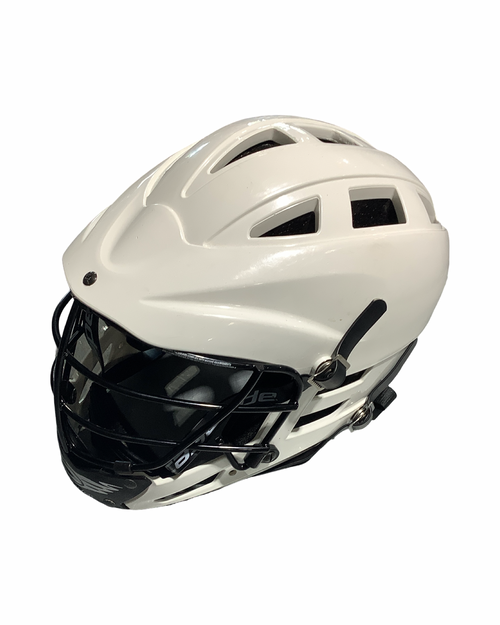 Vist Large View of Product Image Which is Used CCC CASCADE Lacrosse Helmet White SM