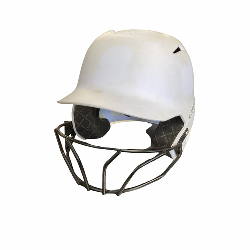 Vist Large View of Product Image Which is Used Evoshield BATTING HELMET Batting Helmet w/Mask White M/L