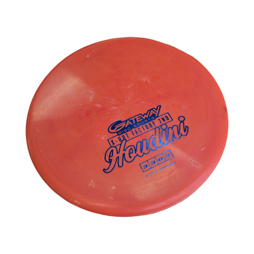 Vist Large View of Product Image Which is Used Gateway HOUDINI PUTTER Disc Golf Putter Red