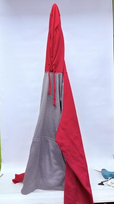 Vist Large View of Product Image Which is Used BASEBALL HOODIE Other Clothing Red/Grey 2X