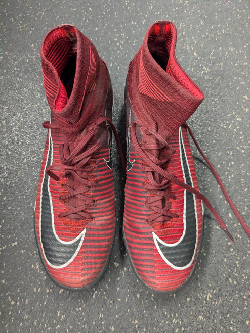 Vist Large View of Product Image Which is Used Nike MERCURIAL X Soccer Turf Shoes Red Senior 10