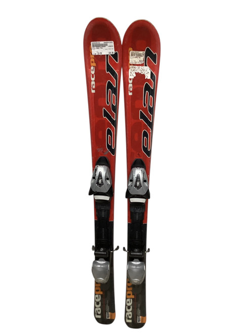Vist Large View of Product Image Which is Used Elan RACE PRO Boys DH Ski/Binding Red 110 cm