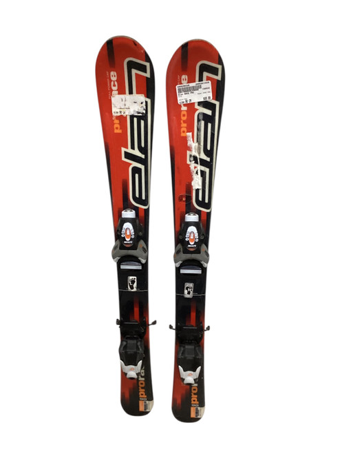 Vist Large View of Product Image Which is Used Elan RACE PRO Boys DH Ski/Binding Red 90 cm
