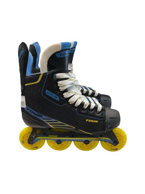 Vist Large View of Product Image Which is Used CODE 9 TOUR Senior Rec Fitness Skates Black Senior 7
