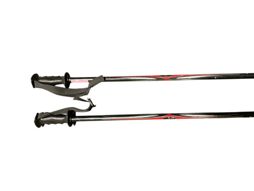 Vist Large View of Product Image Which is Used Rossignol TEA Mens DH Ski Pole Black 120 cm / 48 in