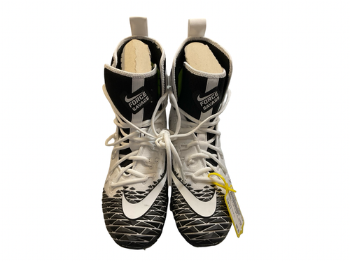 Vist Large View of Product Image Which is Used Nike Adult FB Cleats Black And White Senior 7