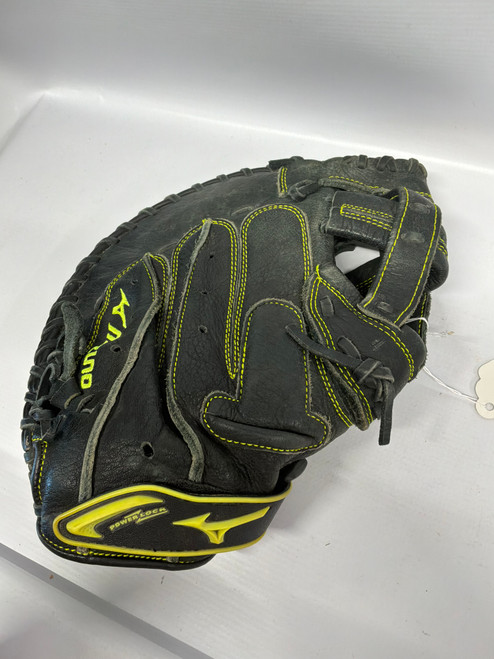 Vist Large View of Product Image Which is Used Mizuno SUPREME BB/SB Catchers RH Throw Black 34"