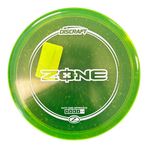 Vist Large View of Product Image Which is Used Discraft ZONE Disc Golf Mid Range Green 175g