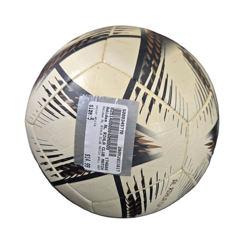 Vist Large View of Product Image Which is Used Adidas AL RIHLA CLUB MATCH BALL REPLICA All Size Soccer Ball White 5