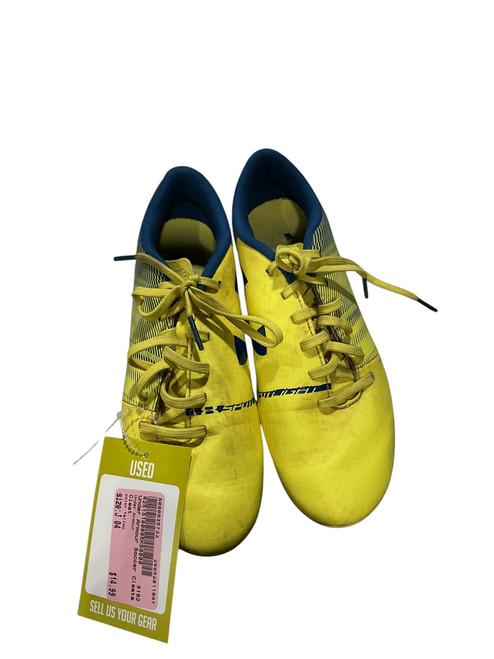 Vist Large View of Product Image Which is Used Under Armour Soccer Cleats Yellow Junior 04