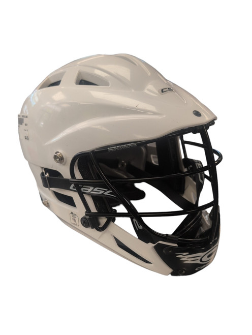 Vist Large View of Product Image Which is Used Cascade CS Lacrosse Helmet White MD