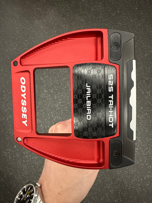 Vist Large View of Product Image Which is Used Odyssey S2S TRI-HOT JAILBIRD 35 INCH Mens Putter RH