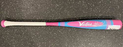 Vist Large View of Product Image Which is New Victus Vibe Crayon Bat TATIS PINK (4 mom) USA Baseball Bat -10 30/20