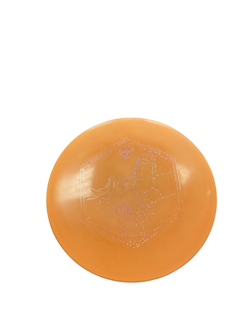 Vist Large View of Product Image Which is Used Infinity KON TIKI Disc Golf Mid Range Orange