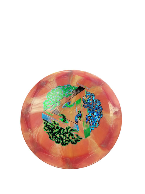 Vist Large View of Product Image Which is Used Infinite Discs MATT BELL Disc Golf Driver Sky Blue