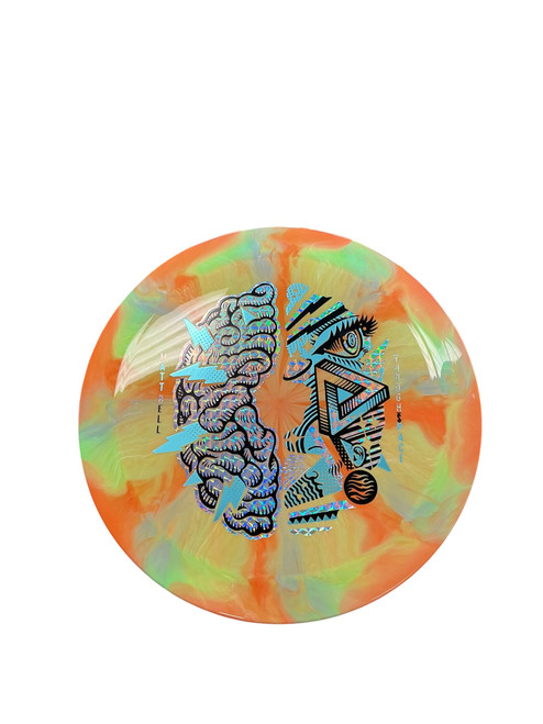 Vist Large View of Product Image Which is Used Infinite Discs THOUGHTSPACE SYNAPSE Disc Golf Driver Orange