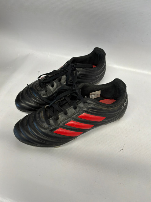 Vist Large View of Product Image Which is Used Adidas Soccer Cleats Black Junior 04.5