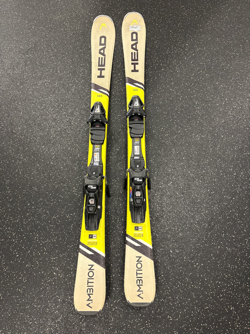 Vist Large View of Product Image Which is Used Head AMBITION SKIS Mens DH Ski/Binding Yellow 140 cm