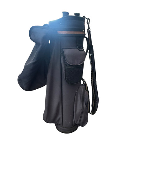 Vist Large View of Product Image Which is Used Bennington BLUE LEATHER CART BAG Mens Cart Bag Royal Blue